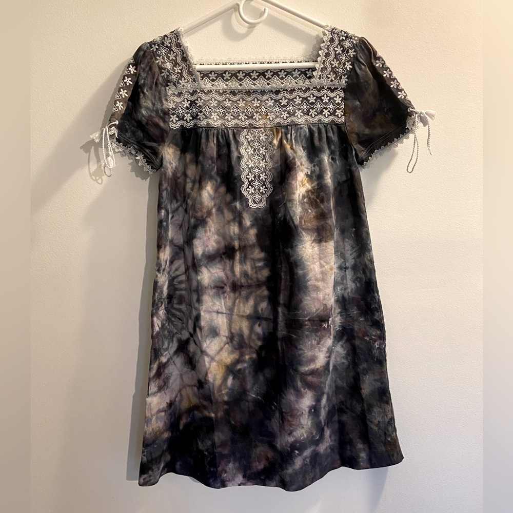 Madewell tie dye mini dress sz S